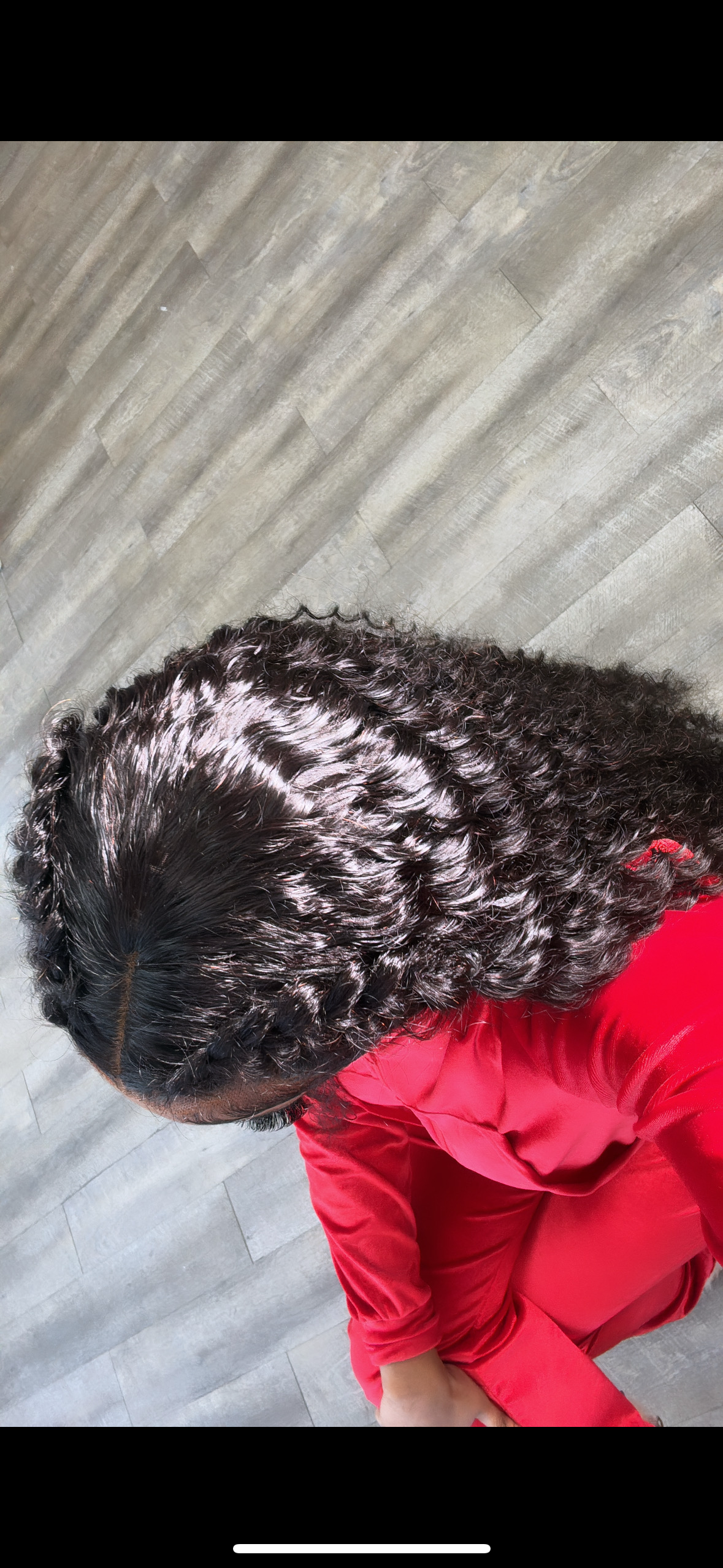 Black HD full frontal wig