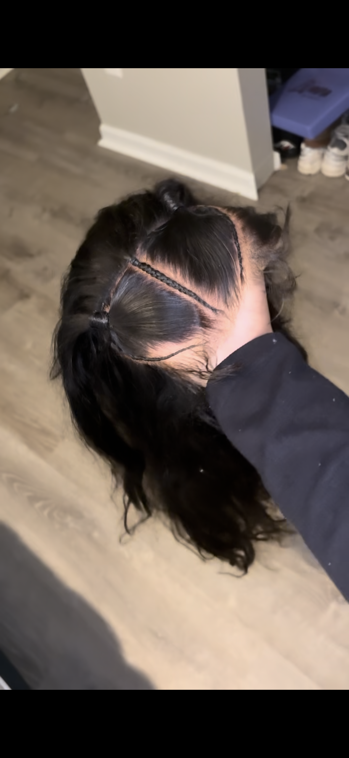 Black HD full frontal wig
